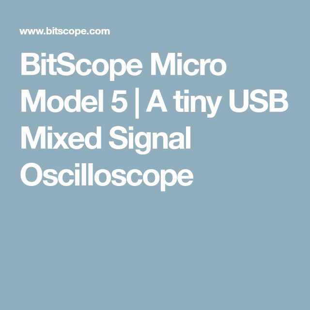usb oscilloscope for mac